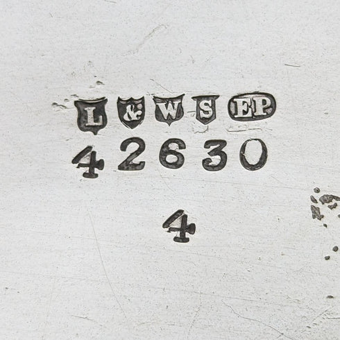 1895 English Antique Silver Plated Teapot Lee & Henry Wigfull