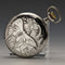 Early 20th century Antique Swiss Vencedor pocket watch Butterfly engraving silver side case Works well