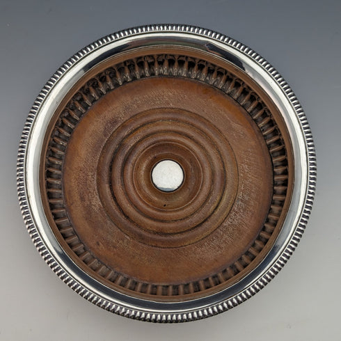 1808 British Antique Georgian Sterling Silver Bottle Coaster 255g JOHN ROBERTS