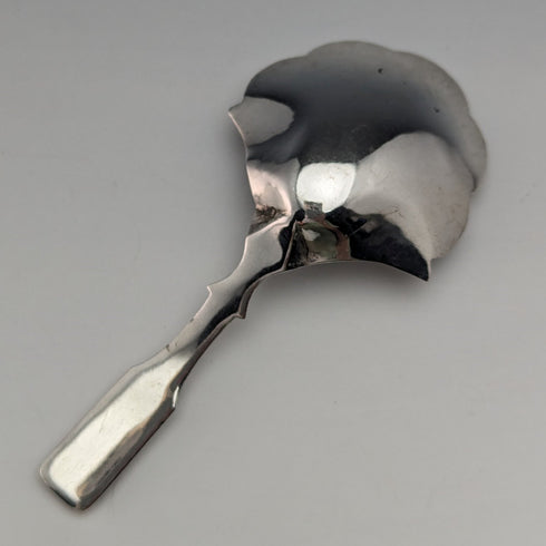 1873 British Antique Sterling Silver Tea Caddy Spoon HILLIARD & THOMASON