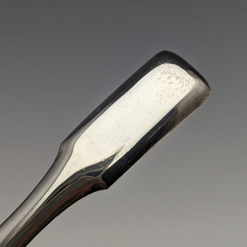 1873 British Antique Sterling Silver Tea Caddy Spoon HILLIARD & THOMASON