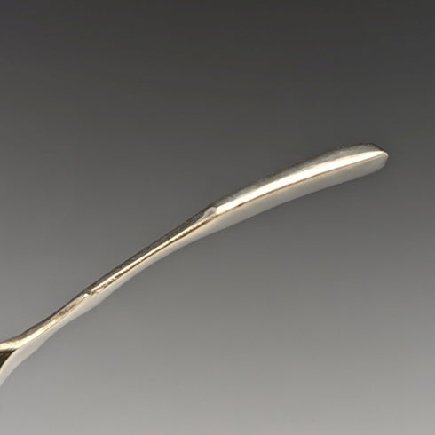 1873 British Antique Sterling Silver Tea Caddy Spoon HILLIARD & THOMASON