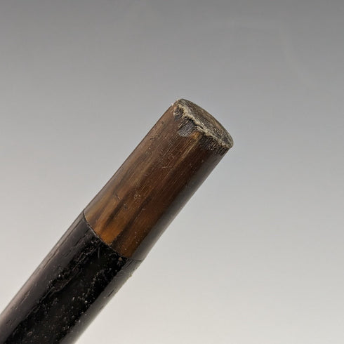 1929年 英国ヴィンテージ 紳士用ステッキ 純銀製 丸ハンドル 91cm