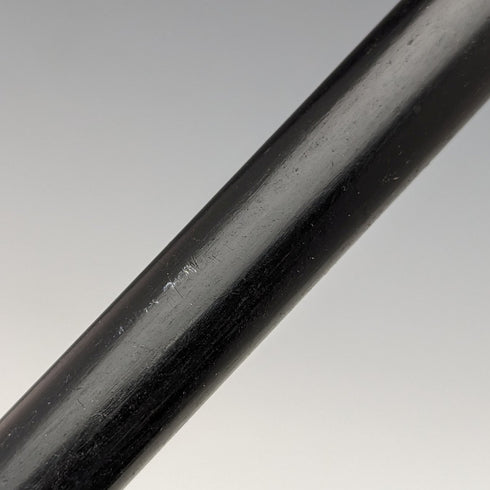 1901年英国アンティーク ステッキ 杖 純銀装飾 ホーンL字ハンドル 81cm