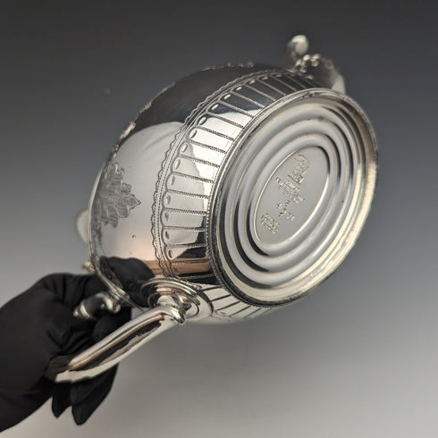 Circa 1900 British antique silver plated teapot Philip Ashberry & Sons