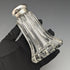 1906 British Antique Cut Glass Condiment Condiment Sterling Silver Lid WW Harrison