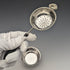 British Vintage Silver Plated Tea Strainer with Wooden Handle