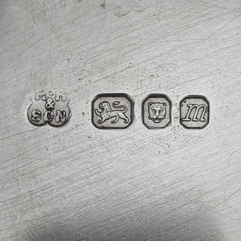 1967年頃 英国ヴィンテージ 純銀製 コンポート/タッツァ 218g R Hodd & Son