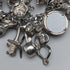 British vintage silver charm bracelet 100g