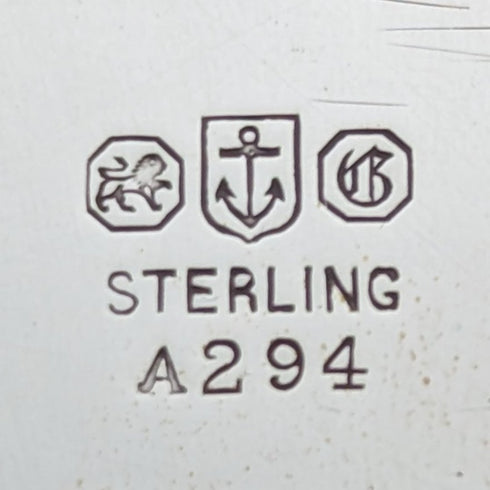 約 1895 年美國古董純銀高腳盤 215 克 Gorham