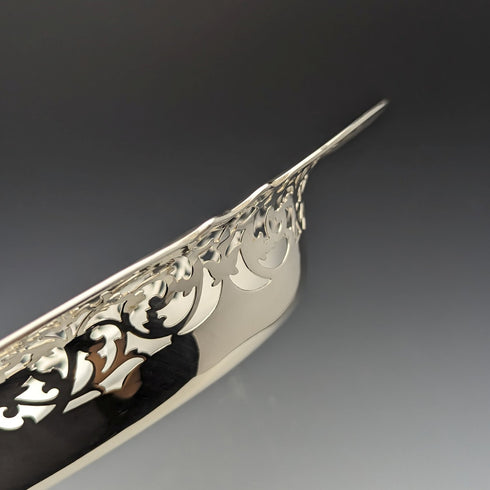 1912 年英國古董純銀盤籃 470 克 Fenton Brothers