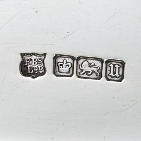 1912 年英國古董純銀盤籃 470 克 Fenton Brothers