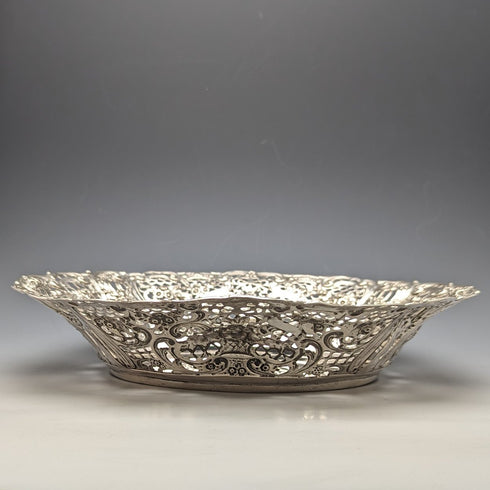 約 1900 年德國古董 800 銀耳環盤 412 克