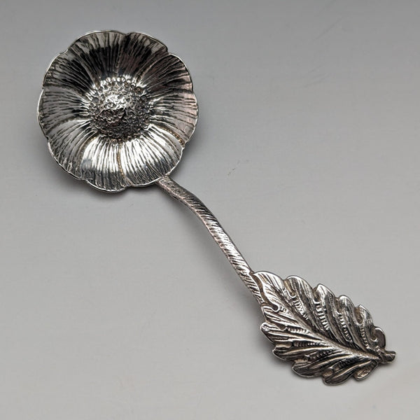 1893 British Antique Sterling Silver Tea Caddy Spoon Robert James Chaplin