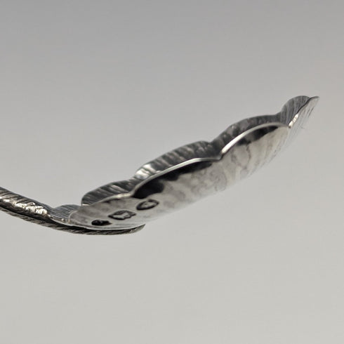 1893 British Antique Sterling Silver Tea Caddy Spoon Robert James Chaplin