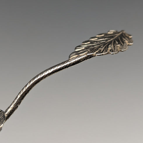 1893 British Antique Sterling Silver Tea Caddy Spoon Robert James Chaplin