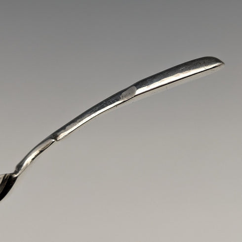 1857 British Antique Sterling Silver Tea Caddy Spoon Hilliard & Thomason
