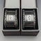 Circa 1960 British Vintage Sterling Silver Napkin Ring Pair Mappin & Webb Paper Box
