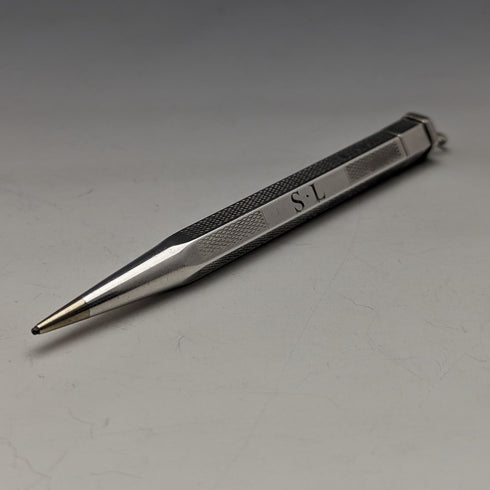 1964年 英国ヴィンテージ ヤード・オ・レッド ヘキサゴン 純銀 推進式ミニペンシル