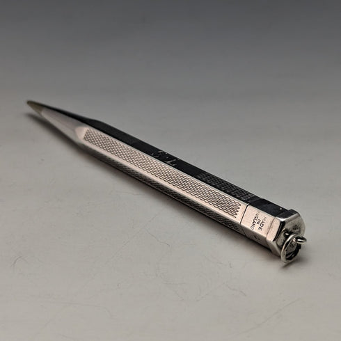 1964年 英国ヴィンテージ ヤード・オ・レッド ヘキサゴン 純銀 推進式ミニペンシル