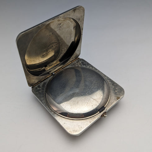 Antique Hebdomas 8 day pocket watch square case in good working order