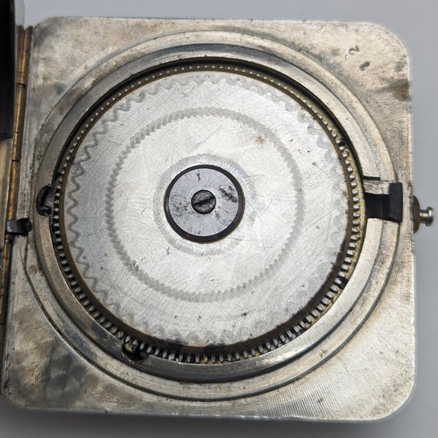 Antique Hebdomas 8 day pocket watch square case in good working order