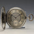 Antique Swiss Longbeen pocket watch thin silver side hunter case in good working order