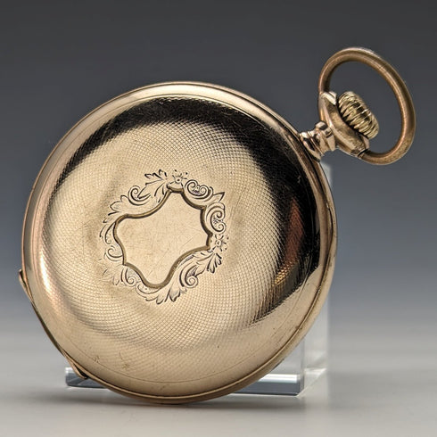 アンティーク スイス モダニスタ ジャンピングアワー 懐中時計 動作良好