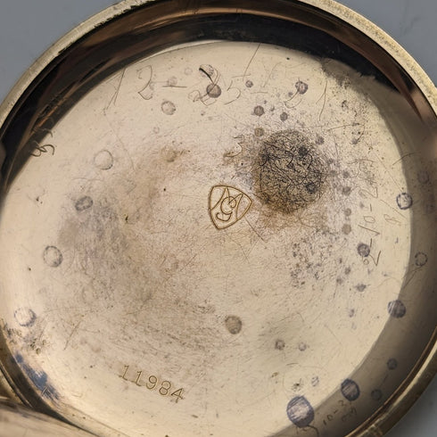 アンティーク スイス モダニスタ ジャンピングアワー 懐中時計 動作良好