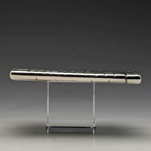 2001 年英國復古純銀鱷魚圖案卡包 62 克 Carr's of Sheffield