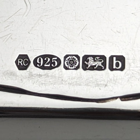 2001 年英國復古純銀鱷魚圖案卡包 62 克 Carr's of Sheffield