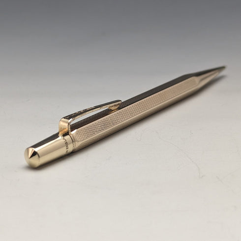 British Vintage Yard O Red Rolled Gold Hexagon Propelled Pencil