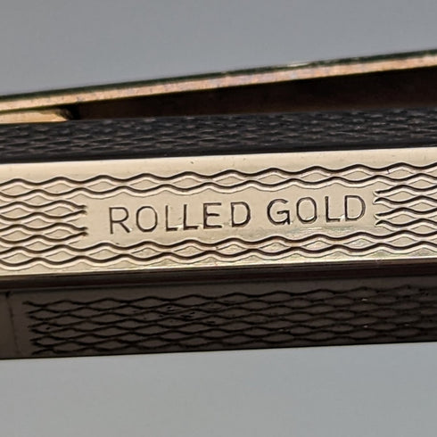 British Vintage Yard O Red Rolled Gold Hexagon Propelled Pencil