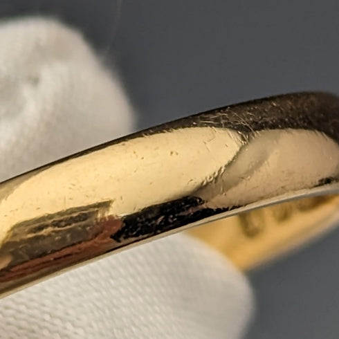 1929 英國復古珠寶 K22 金戒指 Charles Green & Son