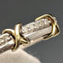 British Vintage Jewelry Mele Diamond & 9ct Gold & Sterling Silver Ring