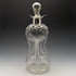 1900 British Antique Sterling Silver Decanter Glug Glug Glass Decanter