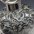 1900 British Antique Sterling Silver Decanter Glug Glug Glass Decanter