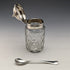 1779 British Antique Sterling Silver & Cut Glass Condiment Set Philip Freeman