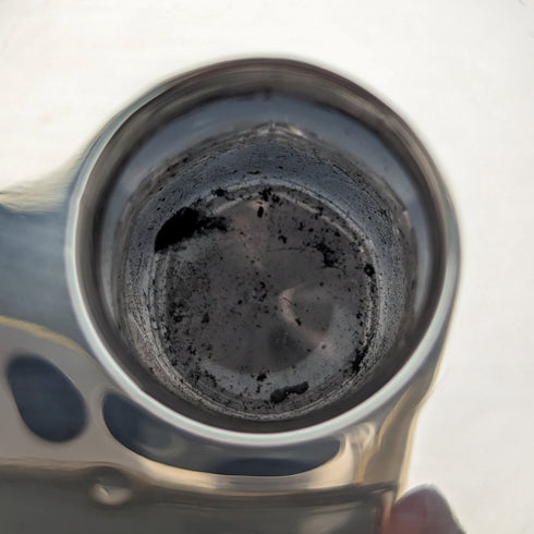 1918年 英国アンティーク ガラス製 純銀装飾 キャンドルスタンド 燭台 John Grinsell & Sons