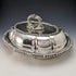 1904 British Antique Silver Plated Oval Entree Dish Elkington