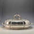 1904 British Antique Silver Plated Oval Entree Dish Elkington