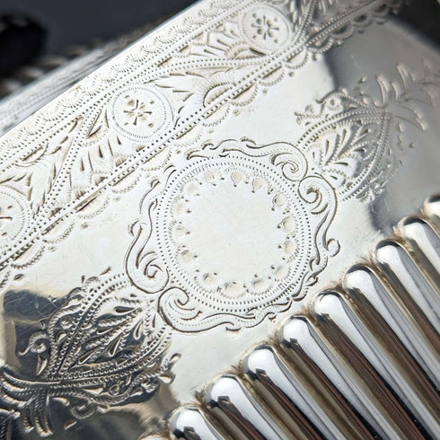 1895年頃 英国アンティーク シルバープレート製ティーポット Mappin & Webb