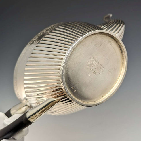 1895年頃 英国アンティーク シルバープレート製ティーポット Mappin & Webb