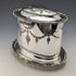 Circa 1905 British Antique Silver Plated Biscuit Barrel Atkin Brothers