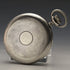 Antique Swiss SOLVIL Chronometer Pocket Watch Silver Side Open Face Good Operation
