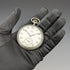 Antique Swiss SOLVIL Chronometer Pocket Watch Silver Side Open Face Good Operation