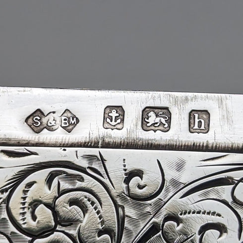 1907 年英國古董純銀卡包 84 克 Smith & Bartlam