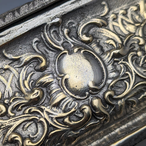 英国ヴィンテージ 真鍮製 大型キャスケット ジュエリーボックス 小物入れ