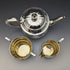 Circa 1921 British Antique Silver Plated Tea Set Elkington