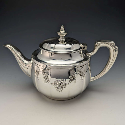 約 1921 年英國古董鍍銀茶具埃爾金頓